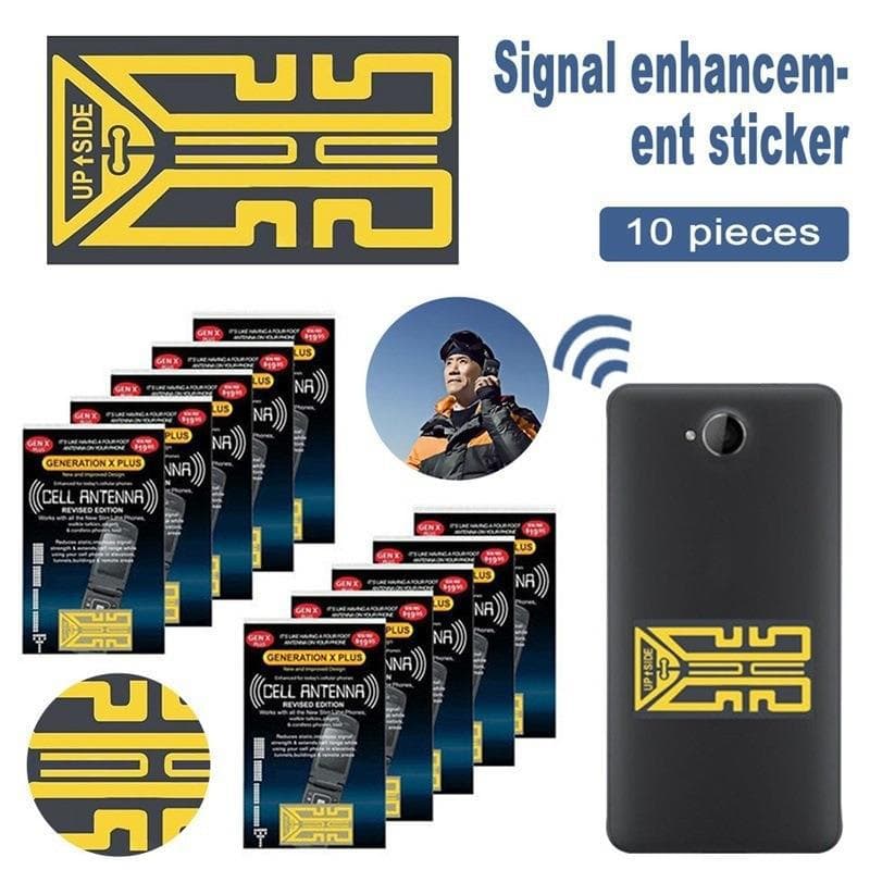 Cross-border Mobile Phone Signal Booster Sticker, External Antenna Signal Amplifier for Computers, Compatible with All Phone Models
