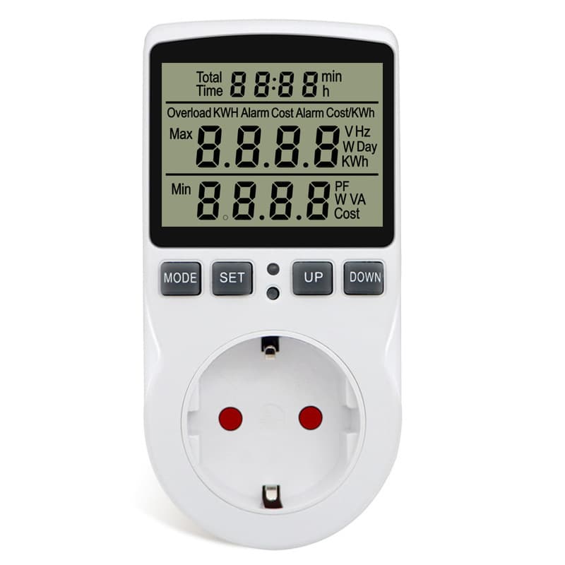 European metering socket billing socket power socket power tester power meter