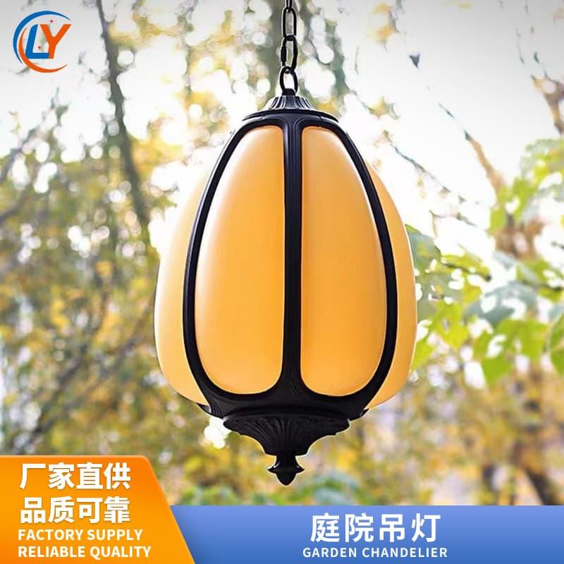 Outdoor Pendant Light Waterproof for Patio Front Door Hanging Lamp Chinese Style Garden Villa Gazebo LED Super Bright Courtyard Light