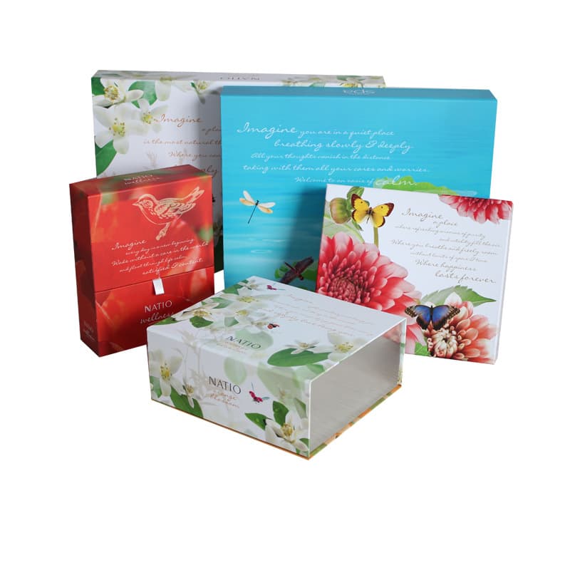 Folding Gift Packaging Box Processing, Gold and Silver Cardboard Gift Box, Universal Packaging Box for Appliances and Cosmetics, Color Box