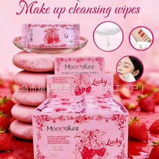 MOC Fruit Makeup Remover Wipes - Gentle, Non-Irritating, Deep Cleansing, Makeup Cleansing Wipes