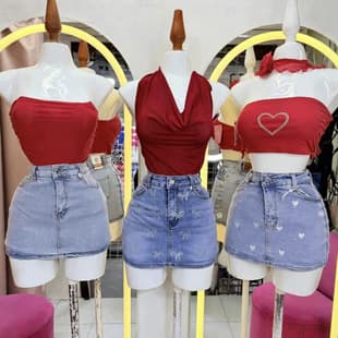 Women's short skirt wholesale, summer women's denim mini skirt, cargo skirt