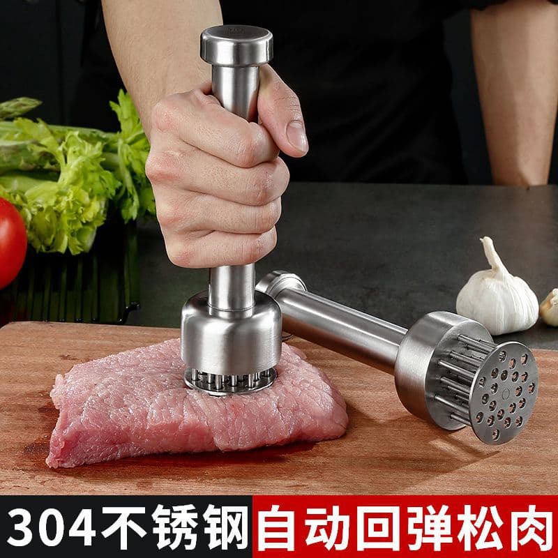 Wholesale 304 Stainless Steel Meat Tenderizer Needle, Home Meat Tenderizer Hammer, Tendon Breaker Skewer, Steak Kitchen Tool