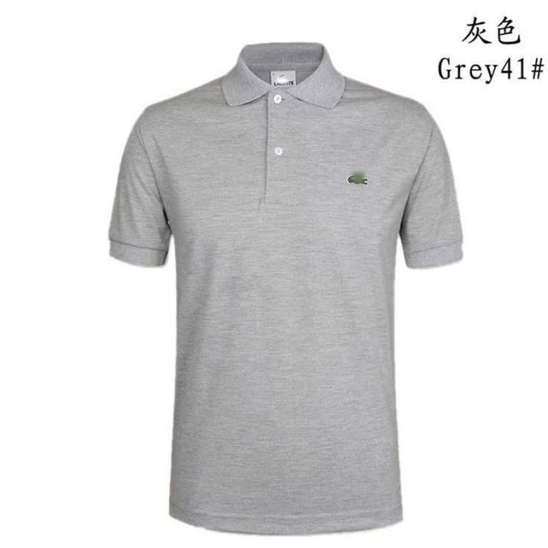 Cross-border Trade French Small Fish Embroidery Polo Shirt Men's Casual Turn-down Collar Trendy Cotton Short-sleeve Top Summer