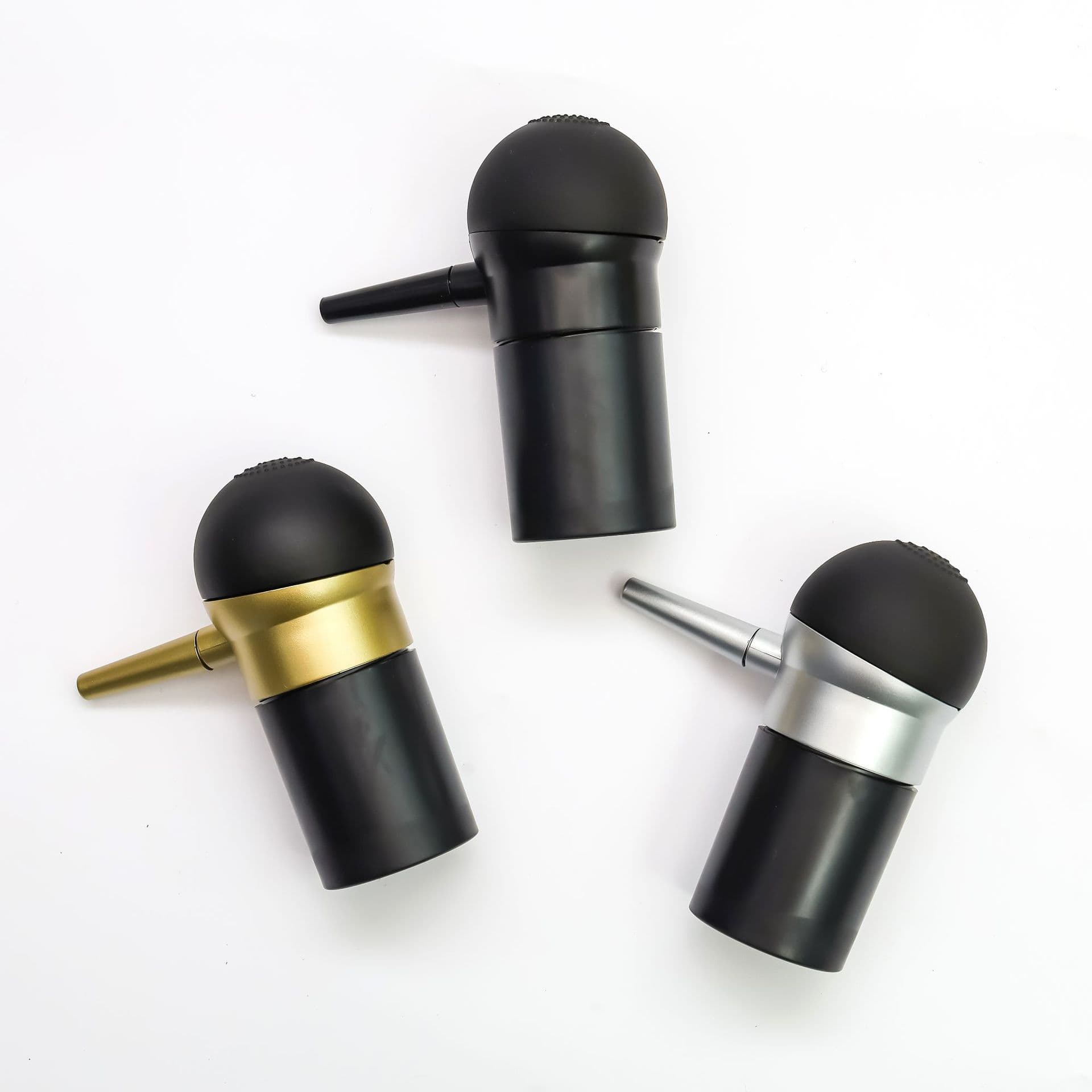 shopBarber hair fiber powder spray bottle hair extender hair silicone air bag prickly heat powder anther powder sprayer