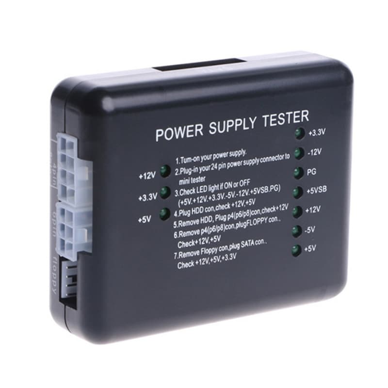 New ATX power tester computer power tester chassis power test power supply detection diagnostic instrument