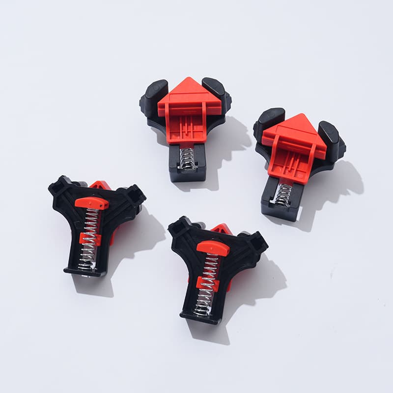 Manufacturer Direct Sales 90° Home Woodworking Right Angle Fixing Drilling Installation Tool 90-degree Right Angle Clamp Picture Frame Clamp Wholesale