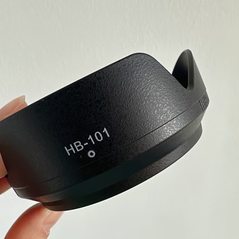 Compatible with Nikon HB-101 lens hood for Z DX 18-140 lens, Z7II, Z6II, Z5, Z9, Z7, and Z6 mirrorless cameras.