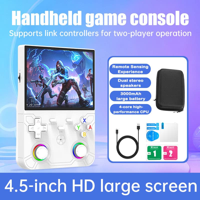 New R36 UltraX open source handheld game console 4.5-inch screen R36S portable retro handheld arcade cross