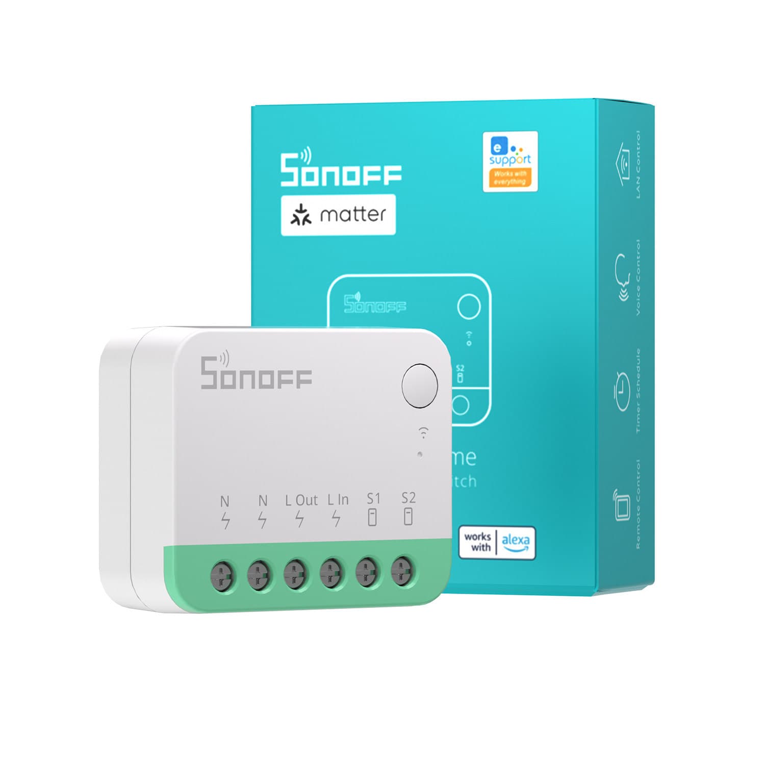 Sonoff Minir4m Matter protocol mini wifi switch switch compatible with H Kit
