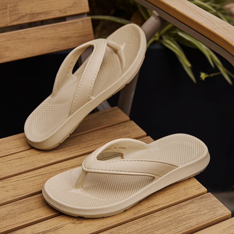 Flip-Flops Men's Summer Flip-Flops 2024 New Non-Slip Wear-Resistant Beach Sandals Men's Summer Outer Wear