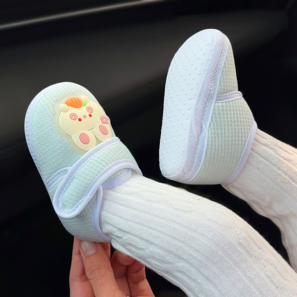 Baby Soft Sole Shoes 0-6 Months Spring Summer Infant First Walker Shoes Anti-Slip Three Months Anti-Fall Pre-Walking