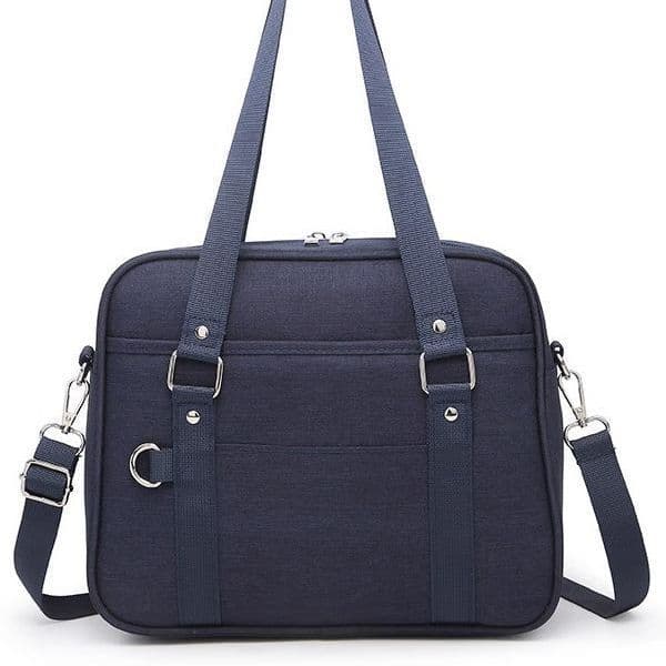 Urban Simple Style JK Uniform 3-Way Basic Edition School Bag Handbag Crossbody Waterproof Nylon Neutral Gender Travel Backpack
