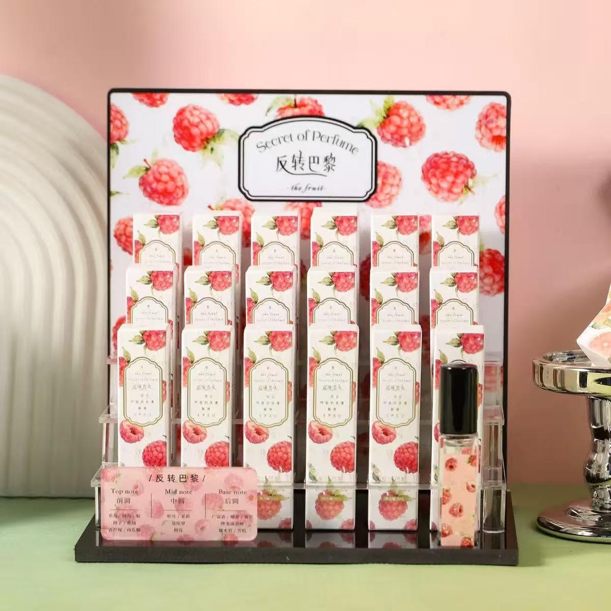Reversible Paris Square Bottle Perfume 8ml, Long-Lasting Fragrance, a Must-Have for Girls, High-End Fragrance for Dates