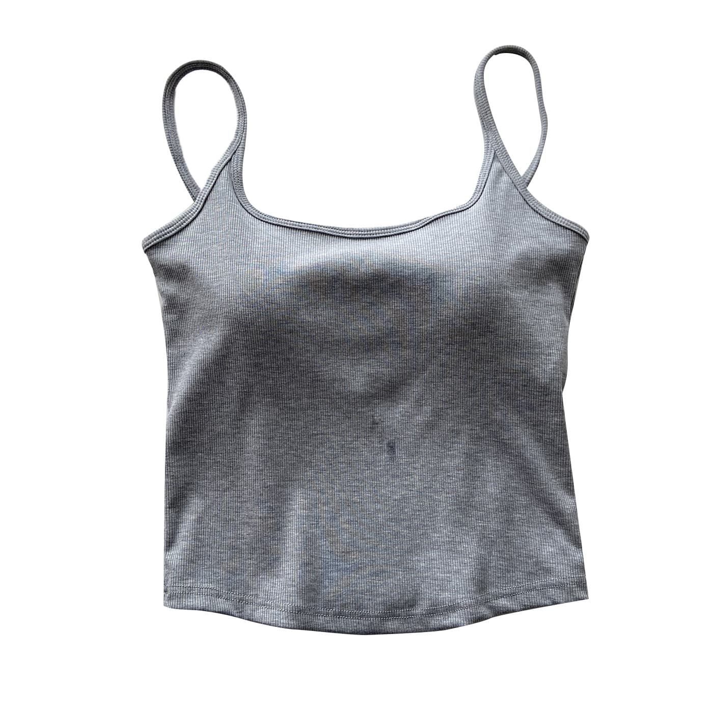 Women's Summer Camisole Top with Built-in Bra, Conceals Side Bust, Padded, Wear Alone or as Layering