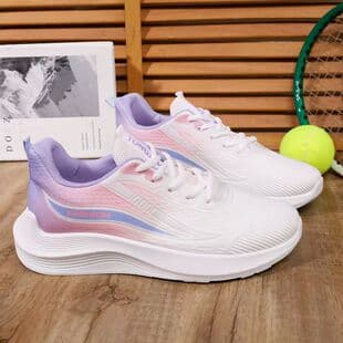2026 New Spring Autumn Ultra-Light Running Shoes Sports Shoes Breathable Cushioning Soft Sole Student Lightweight Running Women's Shoes