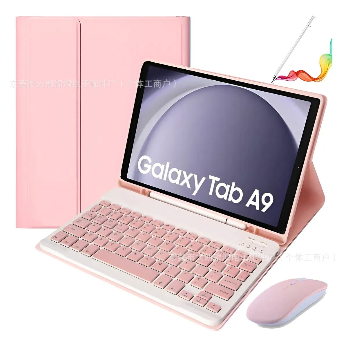 Samsung Galaxy Tab A11 Tablet Case A9 Bluetooth Keyboard 8.7 Inch Magnetic Cover Wireless Mouse Compatible