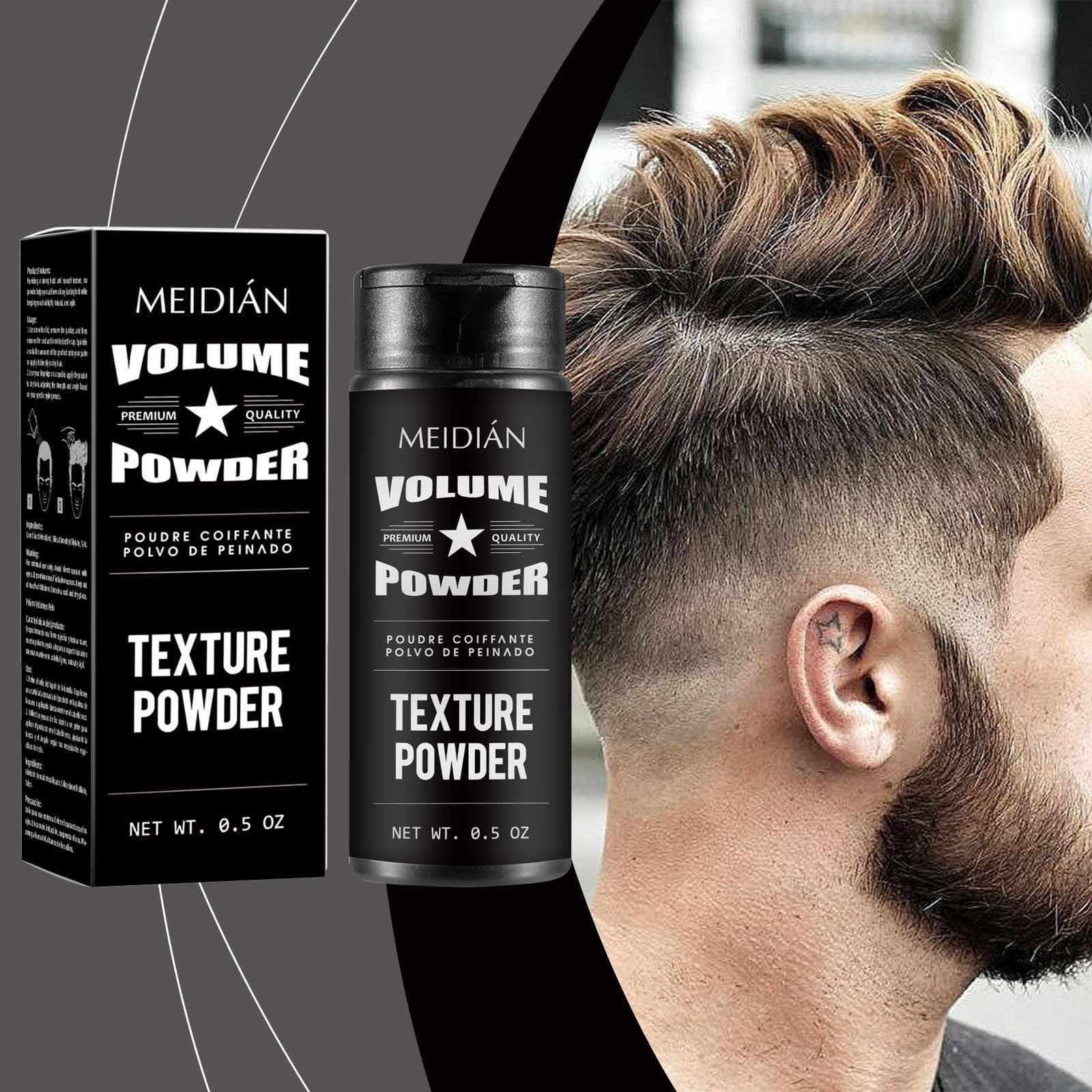 Cross-border exclusive supply Meidian hair volumizing powder, oil control volumizing powder for bangs, oil removal loose powder