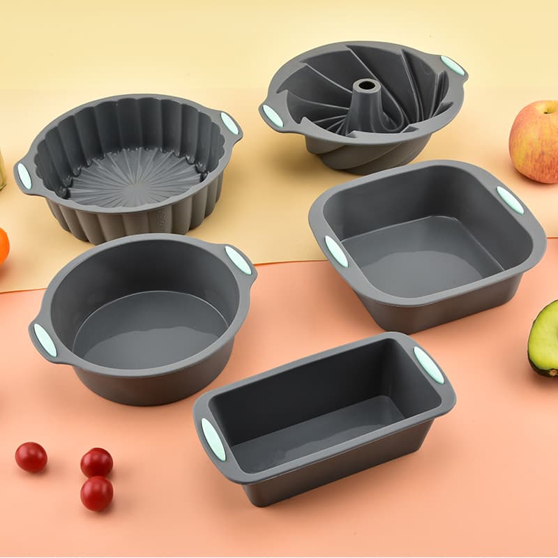 Round Silicone Cake Mold Chiffon Cake Mold Square Cake Mold Sunflower Pan Toast Cake Baking Set
