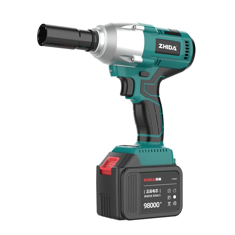 Lithium Electric Wrench 600NM High Torque Impact Cordless Brushless Socket Wrench for Scaffolding, Woodworking, Auto Repair