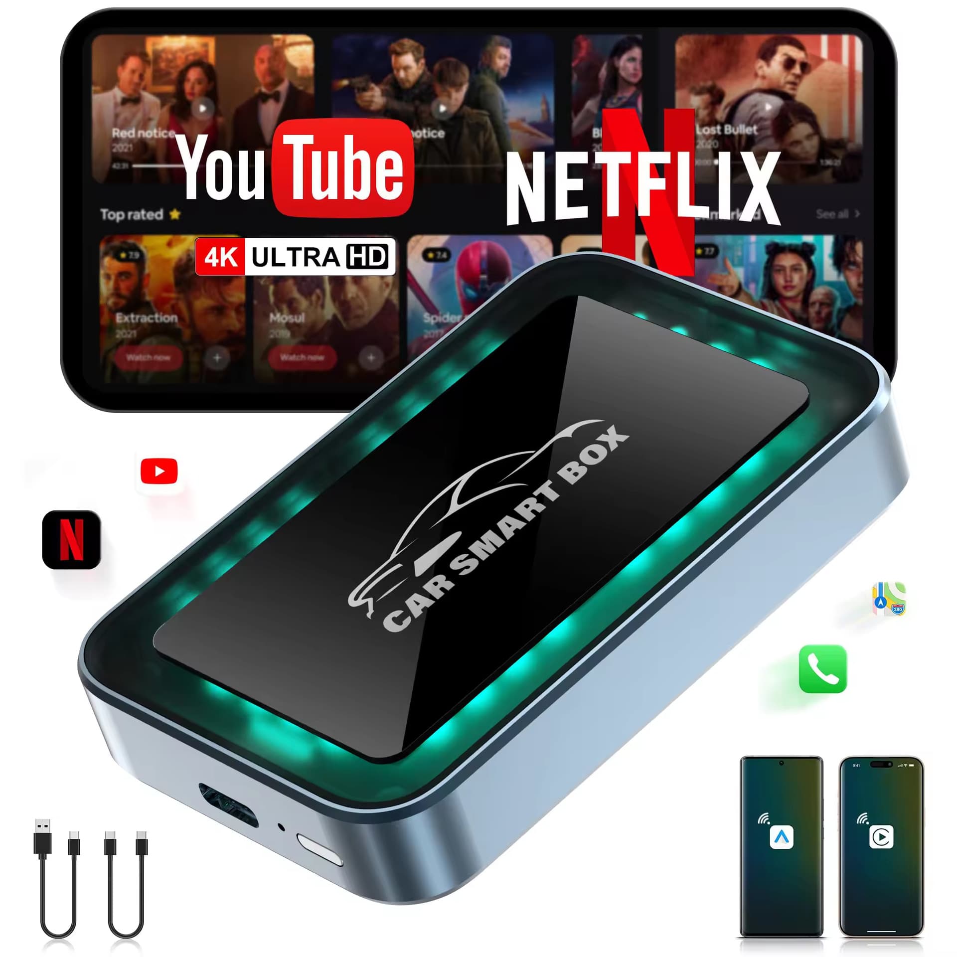 CarPlay Converter to Android 13 CarPlay Android Box AI Box Smart CarPlay Box