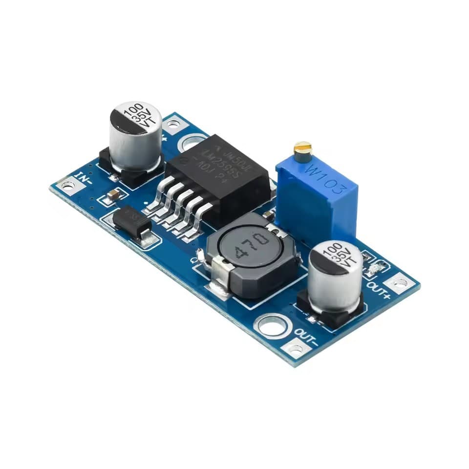 LM2596 DC-DC Step-Down Power Module 3A Adjustable Voltage Regulator 24V to 12V 5V 3V LM2596S-ADJ