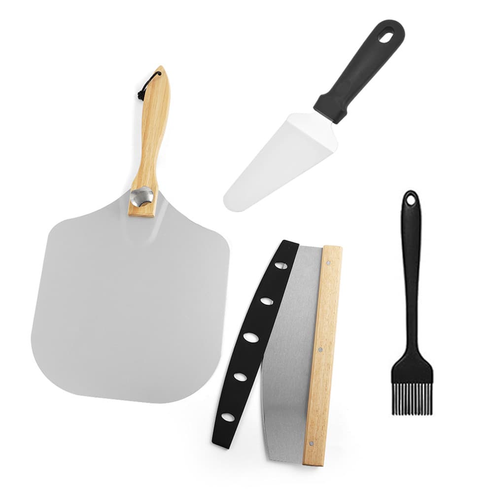 Stainless Steel Cake Baking Spatula, Cheese Knife, Dessert PP Plastic Handle Pizza Triangle Shovel, Pancake Cooking Cutter