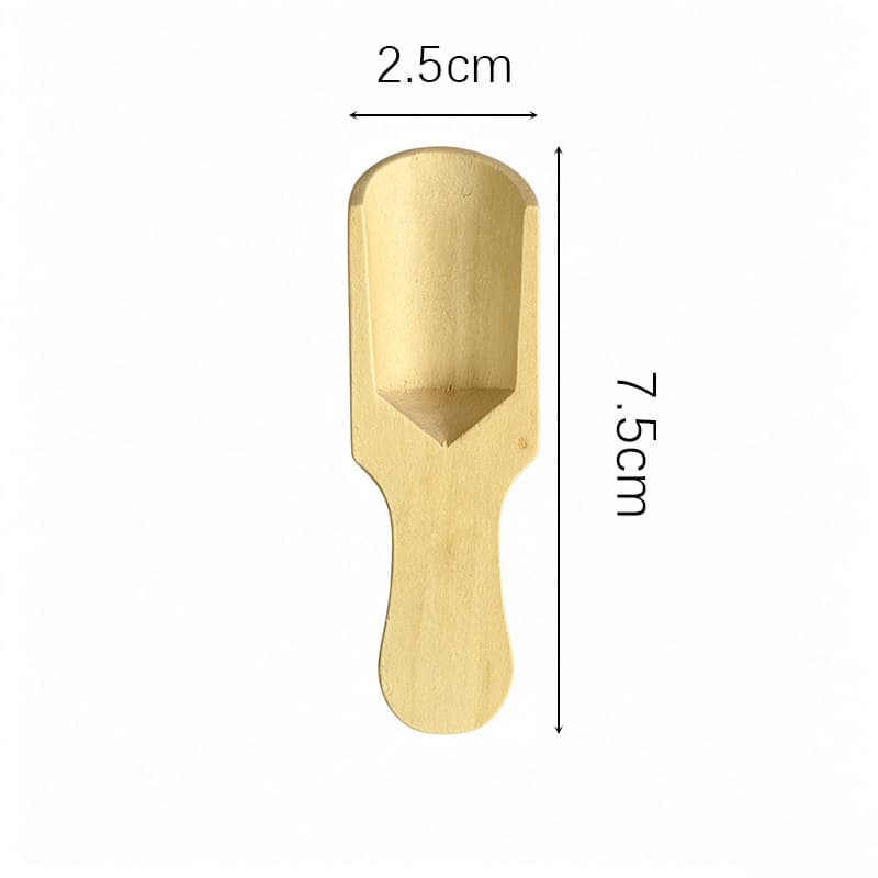Premium Mini Wooden Spoon for Kids Milk Powder Measuring Spoon, Stylish Stirring Spoon, Kitchen Seasoning Spoon, Coffee and Jam Spoon