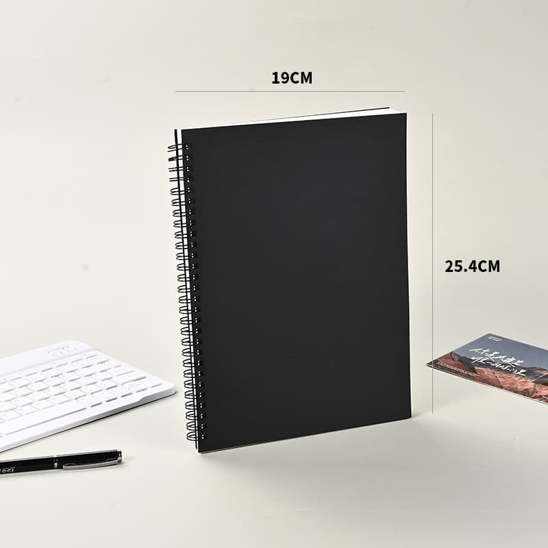 Custom Coil Sketch Drawing Notebook A4 Thick Art Paper for Art Students, Kids Watercolor Pad