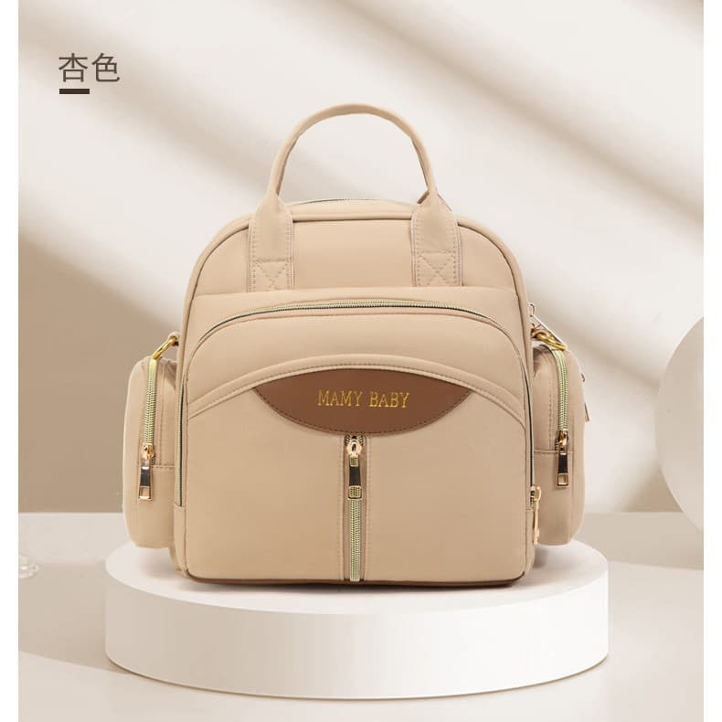 New Mom Diaper Bag Single Shoulder Casual Outing Bag with Thermal Insulation Large Capacity Maternity Backpack