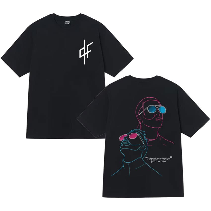 French Rapper PNL Graphics Print T-shirt Men Women