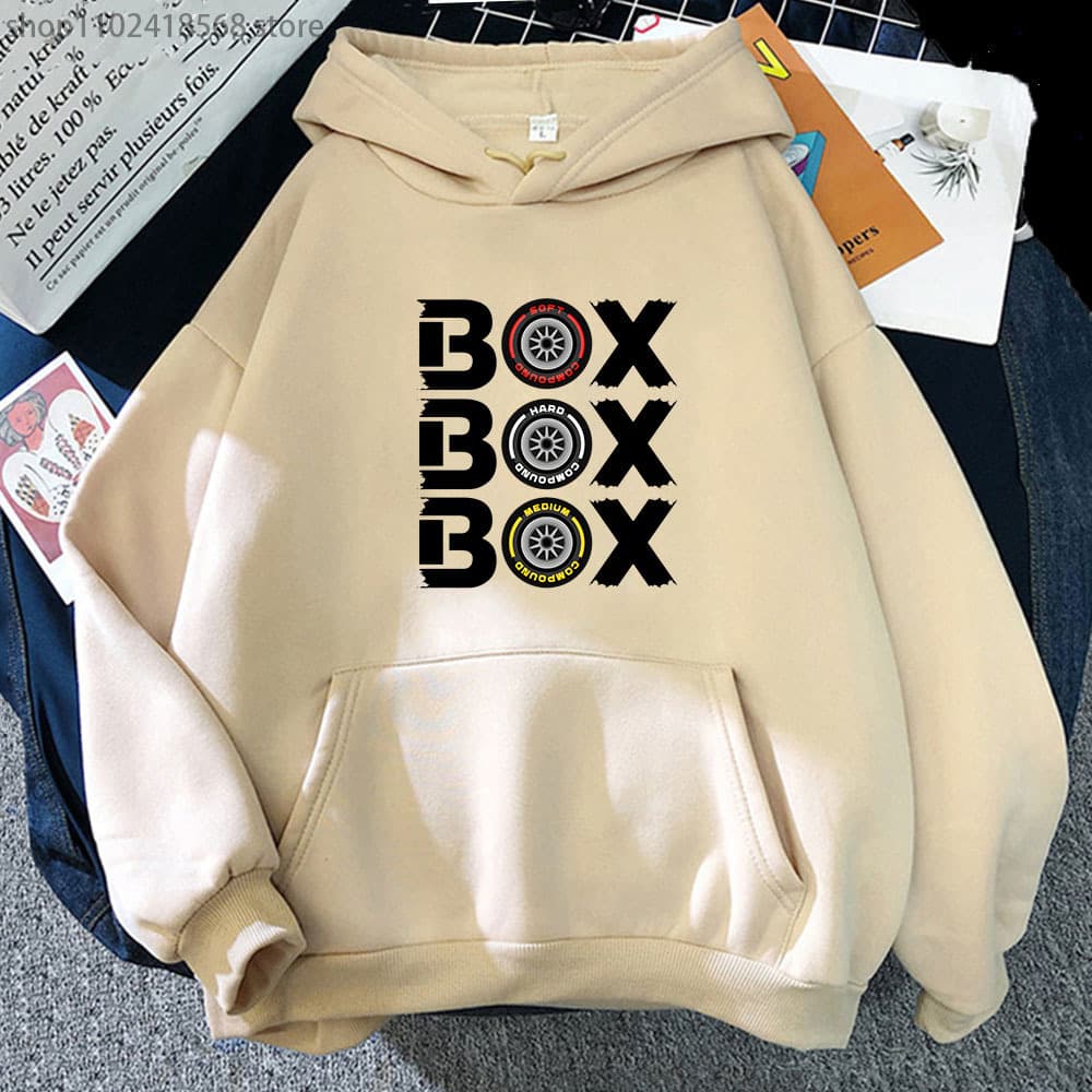 Box Box Box Hodies F1 Tyre Compound V2 Sweatshirts Women's L