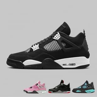 High-Quality AJ4 Outdoor Basketball Shoes Unisex Sports Shoes Casual Skate Shoes Top Layer Cowhide Leather Basketball Shoes