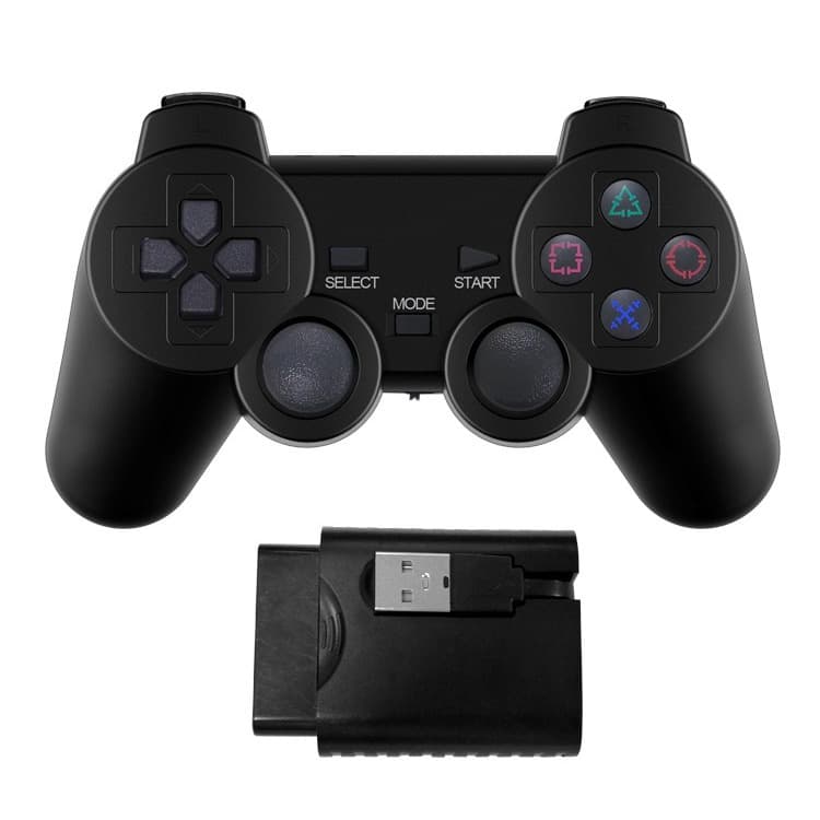Factory Direct Stock PS2 3-in-1 2.4G Wireless Controller PS3/PC Gamepad with Vibration