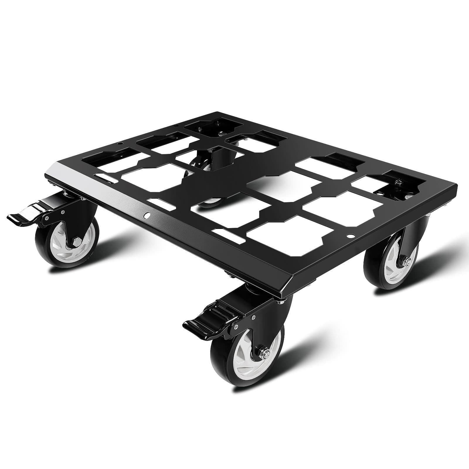 Heavy duty tool box hauler for tool boxes, thickened carbon steel frame and belt braking system