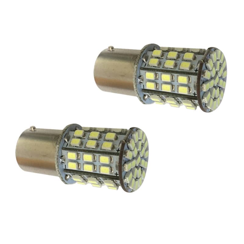 2 Pieces 1157 Dual Contact 64SMD Turn Signal Brake Light