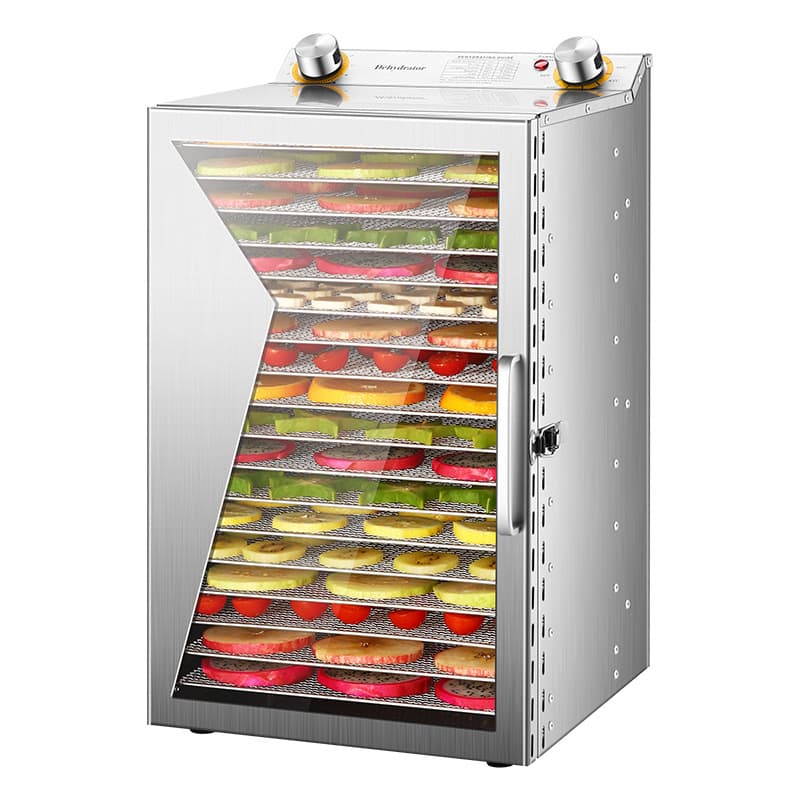 Compact Home & Commercial Dehydrator Machine for Vegetables, Fruit, Meat, Jerky, and Dried Foods