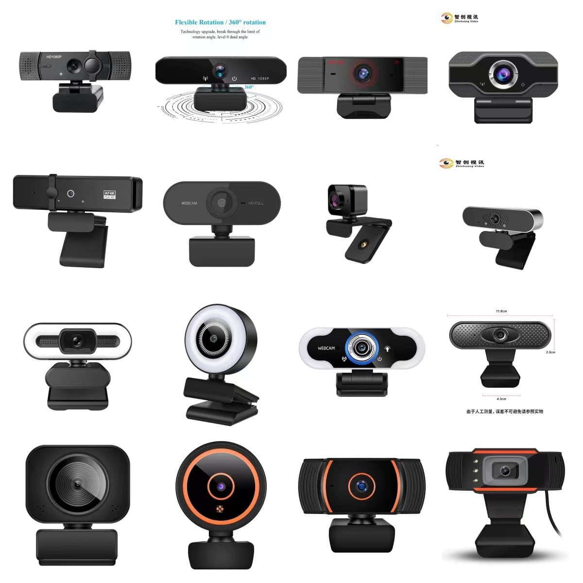 Computer Camera 480P/720P/1080P HD USB Camera for Online Class Live Streaming Conference Camera
