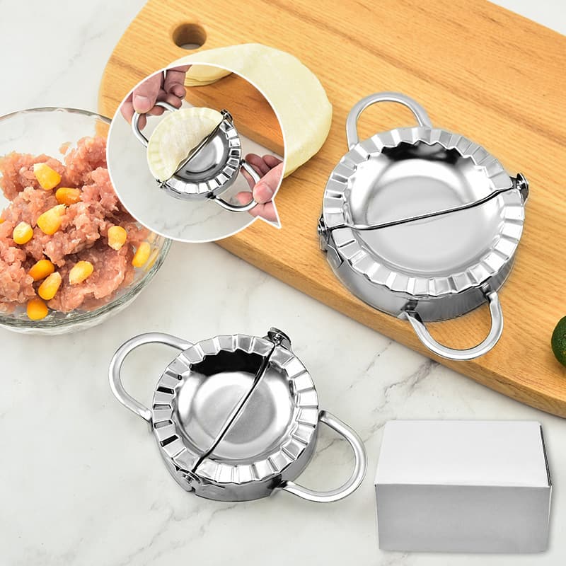 304 Stainless Steel Dumpling Maker DIY Water Dumpling Mold Skin Dumpling Clip Modern Simple Style Home Kitchen Tool