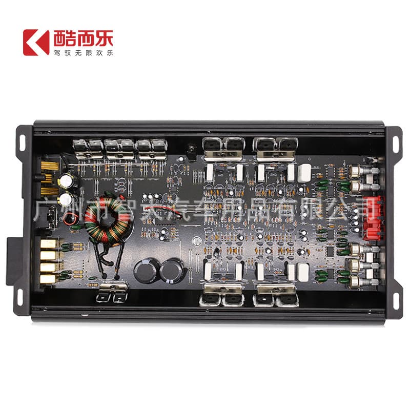 Factory Wholesale Car Audio Modification Power Amplifier Class AB Digital 4-Channel 4-Way High-Power Car Amplifier
