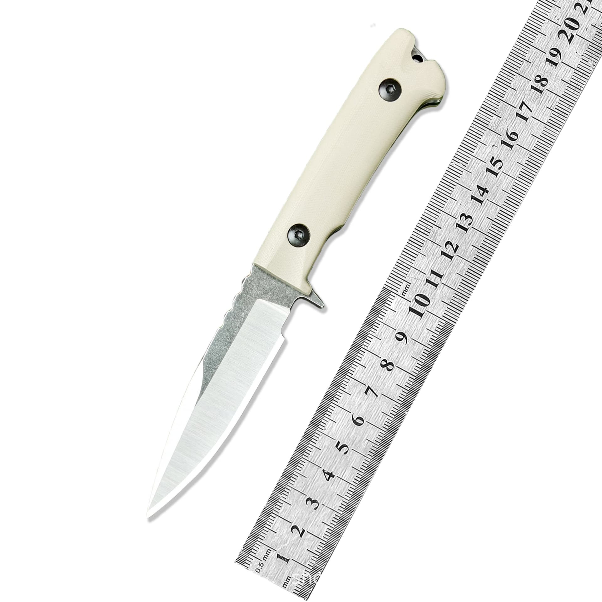 Cross-border Hot Selling Outdoor High Hardness Small Knife with K-Sheath Amazon Wilderness Survival Tactical Knife Practical Outdoor Fixed Blade