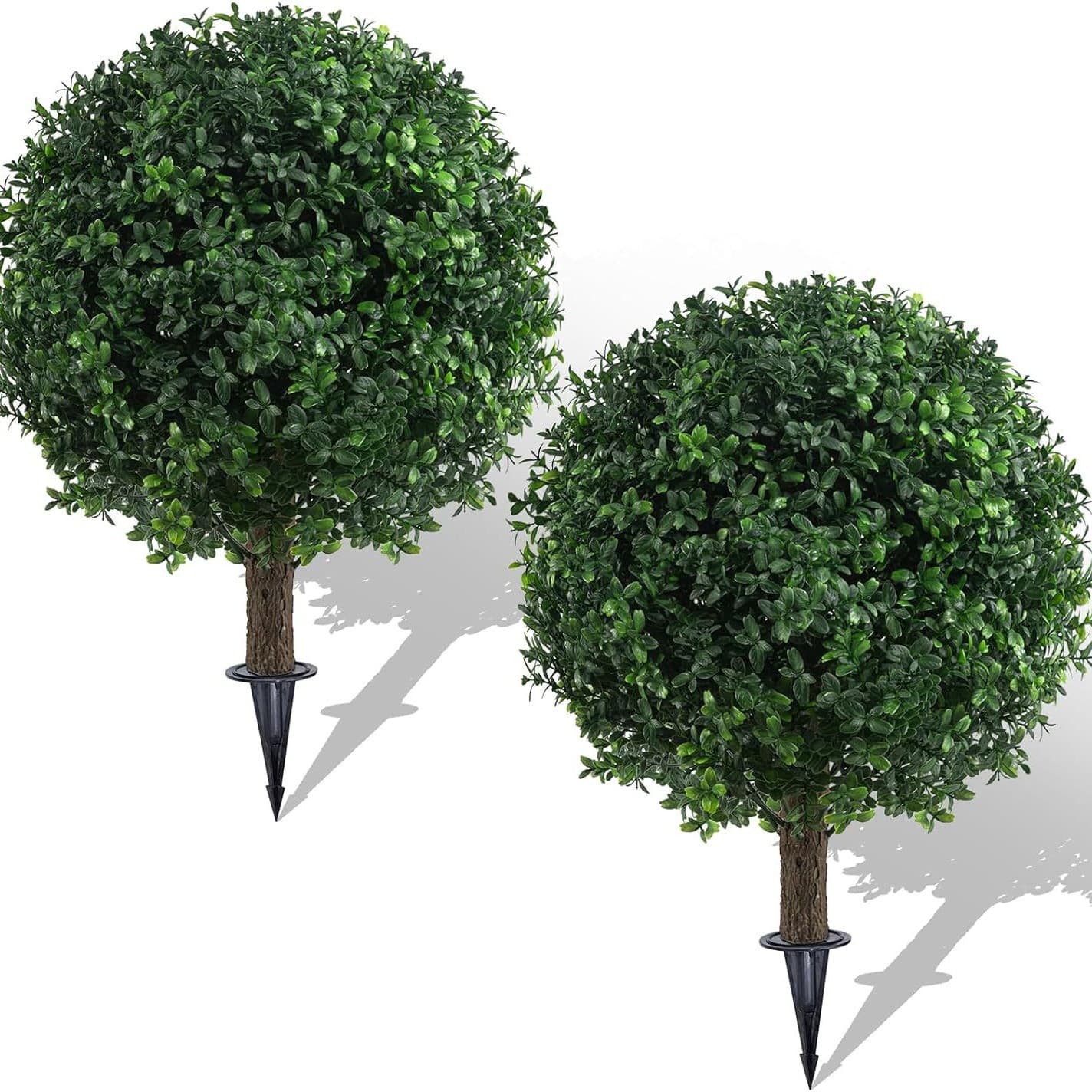 Wholesale cross-border Amazon simulated green plants Christmas home decoration fake green plants ornaments simulated boxwood floor inserts