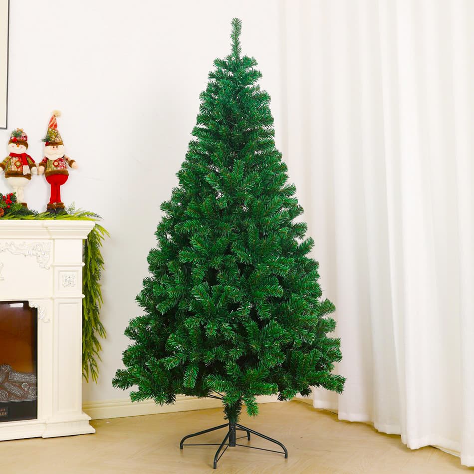 Large Outdoor Christmas Tree 1.8M PVC Material Decorative Festive Supplies for Shopping Mall Decoration Christmas Decoration