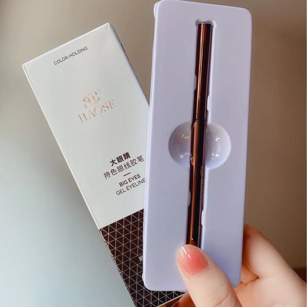 Xiaohongshu HAOSE Big Eye Long-Lasting Eyeliner Gel Pencil Waterproof Oil-Proof Smudge-Proof Sweat-Proof Quick-Dry