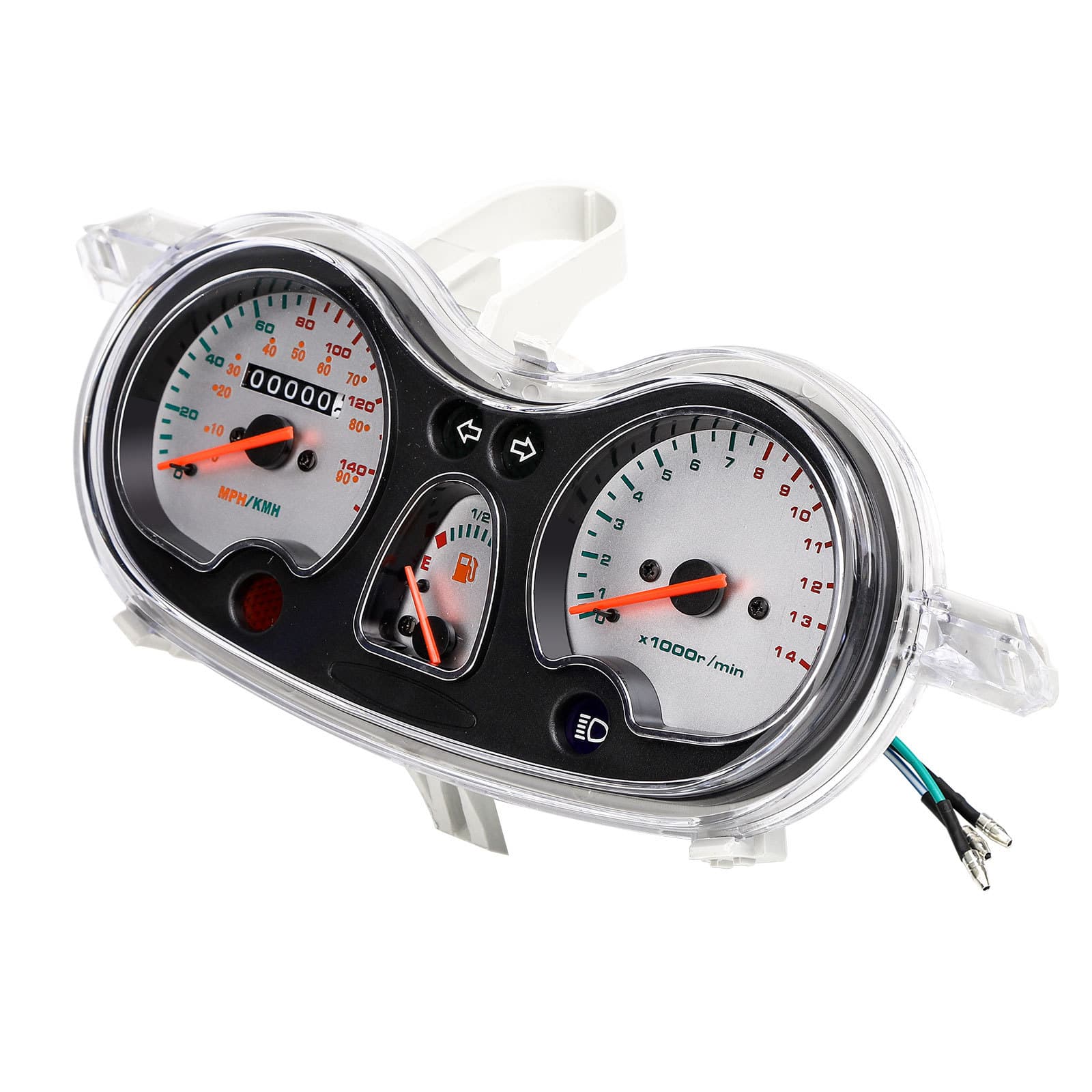 Motorcycle Falcon R9/R5 instrument cluster, speedometer assembly, scooter Dalinying, Lexus R5, Falcon parts, three gauges