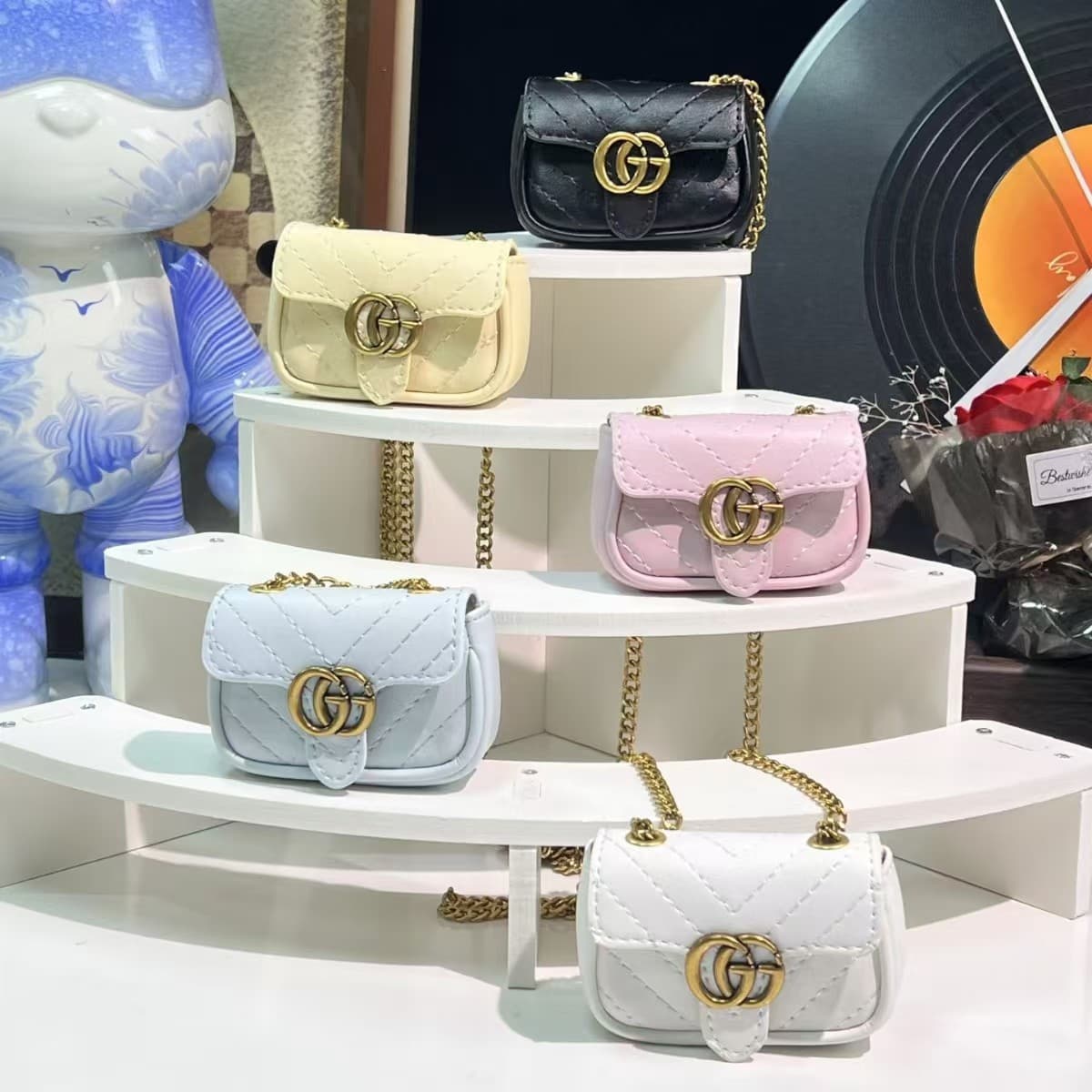 Factory Direct Fits Gucci Marmont Mini Bag Charm Strap Chain Fashionable New Style
