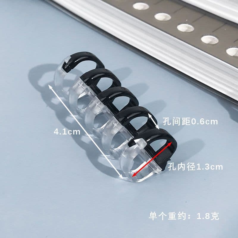 5-Hole Loose-Leaf Binder Rings, Binding Coils, Sectional Binding Clips, Plastic Rings for Folders