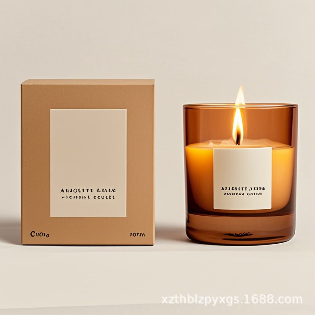 Manufacturer cross-border professionally produces empty color thick-bottomed glass scented candle jars DIY