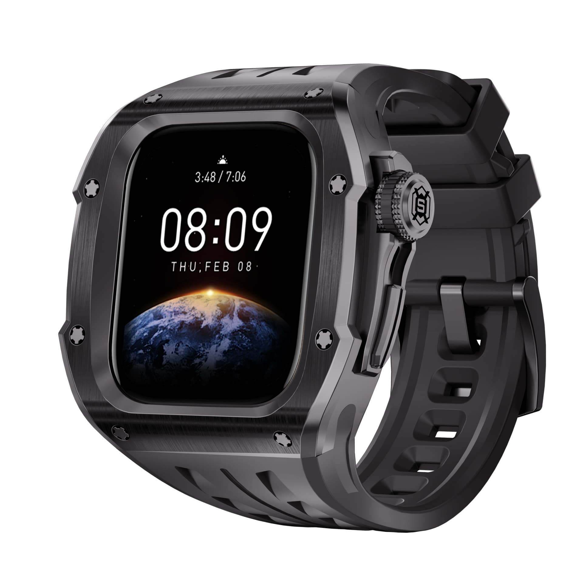 Full Coverage Metal Protective Case for Apple Watch Series 10 46MM Shockproof Watch Shell Apple Compatible Small Shell Brand