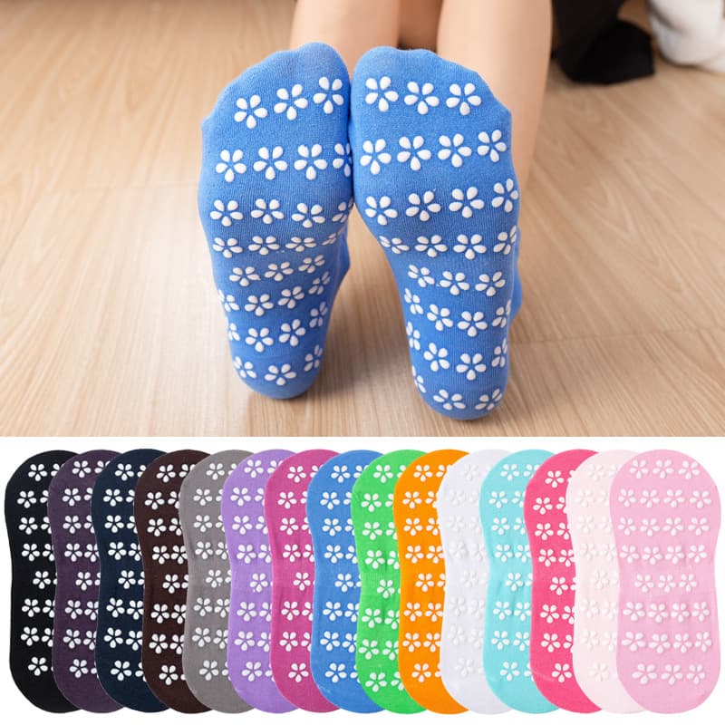 Thin Non-Slip Socks Trampoline Socks Yoga Socks Early Education Center Parent-Child Indoor Floor Socks Dot Grip Socks Factory Wholesale